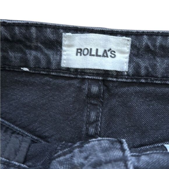 ROLLA'S Black Flare & Wide Leg Jeans - Picture 9 of 11
